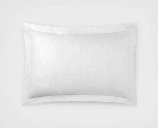 Taie d'oreiller en percale Stonewash 200 fils avec rabats