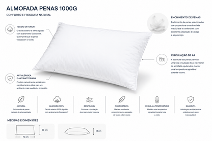 Almofada Colmol Penas