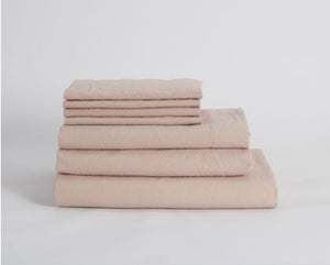 Set of Stonewash 200 Threads Percale sheets